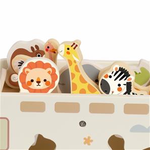 Classic World Træ Safari lastbil med dyr (fra 18 mdr.)-3
