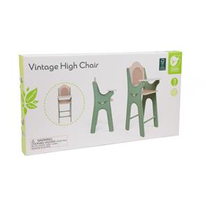 Classic World Vintage DukkeHøjstol i træ med retro design-2