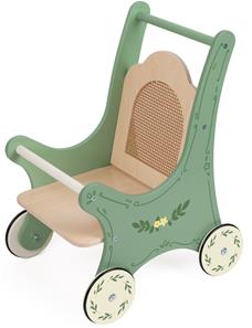 Classic World Vintage Dukke Klapvogn i træ med retro design