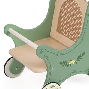 Classic World Vintage Dukke Klapvogn i træ med retro design-4