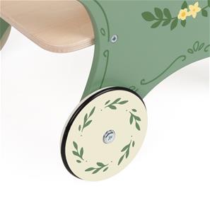 Classic World Vintage Dukke Klapvogn i træ med retro design-5