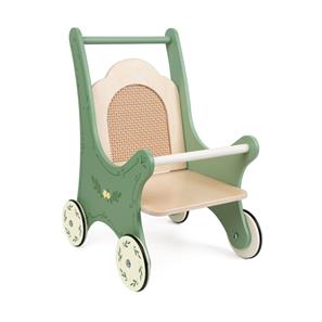 Classic World Vintage Dukke Klapvogn i træ med retro design-7