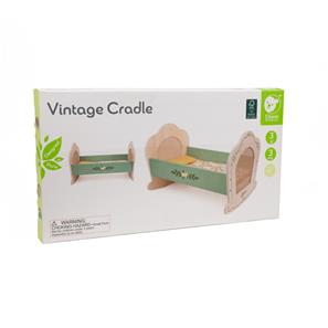 Classic World Vintage DukkeVugge i træ med retro design-2