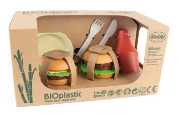 Dantoy BIO plast burger-sæt 19 dele-3