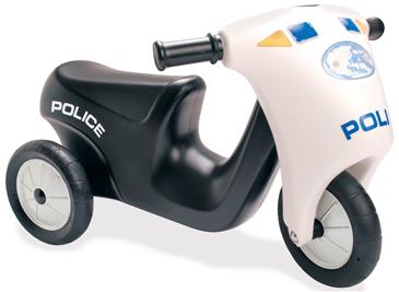Dantoy Politi Motorcykel med gummihjul