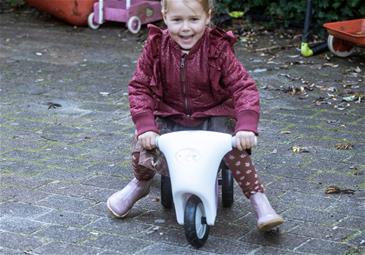 Dantoy Prinsesse Motorcykel med gummihjul-2