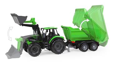 Deutz-Fahr Agrotron 7250 TTV Worxx Traktor med trailer-2