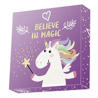 Diamond Dotz Box 22 x 22 cm - Unicorn Believe in Magic