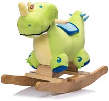 Dino Gyngehest i blødt plys med lyd (fra 12 MDR)