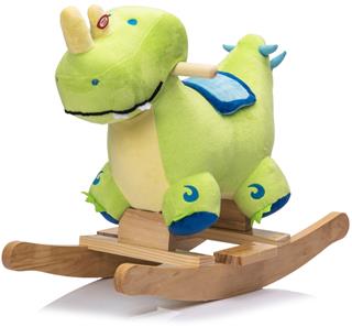 Dino Gyngehest i blødt plys med lyd (fra 12 MDR)