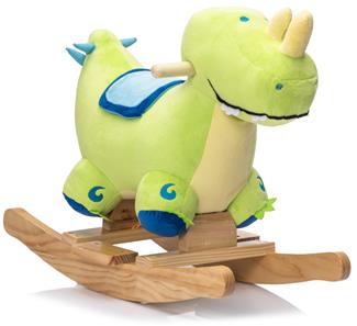 Dino Gyngehest i blødt plys med lyd (fra 12 MDR)-7