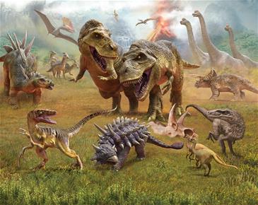 Dinosaur Land tapet 243 x 305 cm - 2020-design-2