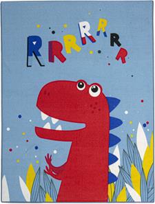 Dinosaur RRRRR De Luxe gulvtæppe til børn 95x125