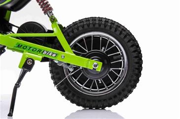 Dirt Bike EL 250W 24V Crosser, Grøn-4