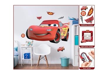 Disney Biler / Cars Lynet McQueen Kæmpe Figur Wallsticker-2