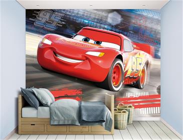 Disney Biler / Cars  tapet 243 x 305 cm