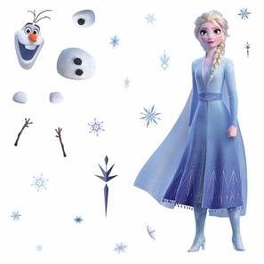 Disney Frost 2 Elsa og Olof Gigant Wallsticker-2