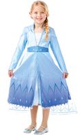 Disney Frost 2 ELSA Premium Kjole Udklædningstøj (3-10 år)