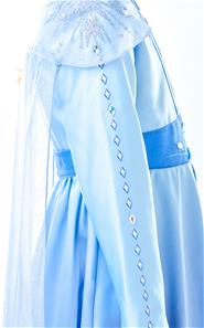 Disney Frost 2 ELSA Premium Kjole Udklædningstøj (3-10 år)-4