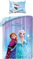 Disney Frost Sengetøj med Elsa, Anna & Olaf