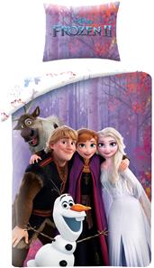 Disney Frost 2 Sengetøj med Elsa, Anna, Kristoffer & Olaf
