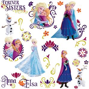 Disney Frost Forever Sisters Wallstickers-4