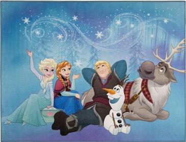 Disney Frost Loyal Friends De Luxe gulvtæppe til børn 95x125