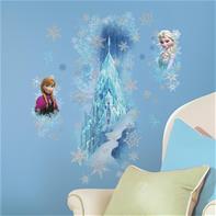 Disney Frost Slot Gigant Wallstickers med glitter