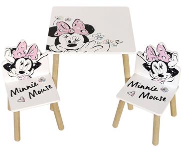 Disney Minnie Classic Træ bord med stole