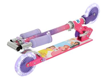Disney Princess Foldbart Inline Løbehjul med Lysende Hjul-2