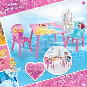 Disney Prinsesse bord med stole-5