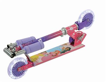 Disney Prinsesse Foldbart Løbehjul med LED-lyshjul-7