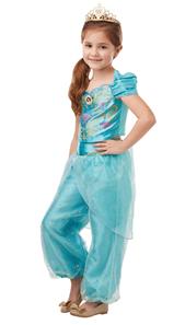 Disney Prinsesse Jasmin Kostume med glitter til børn-2