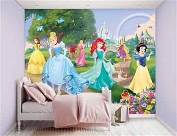 Disney Prinsesse tapet 243 x 305 cm