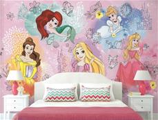 Disney Prinsesser Tapet 320 x 183 cm