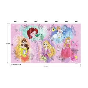 Disney Prinsesser Tapet 320 x 183 cm-4