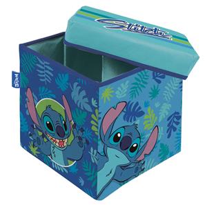 Disney Stitch Skammel med opbevaring (Sammenklappelig )