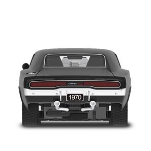 Dodge Charger R/T Fjernstyret Bil 1:16, 2.4G Sort-4