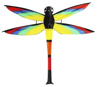Dragonfly 3D drage til børn fra 6 år,  110 x 144 cm