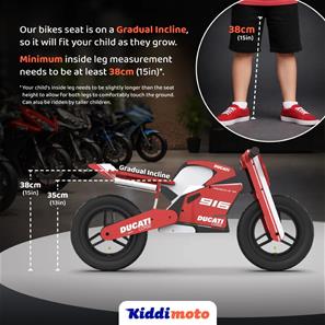  Ducati Desmo GP25 Træ Løbecykel / Balance Cykel-4