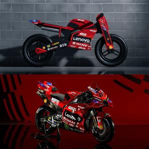  Ducati Desmo GP25 Træ Løbecykel / Balance Cykel-8