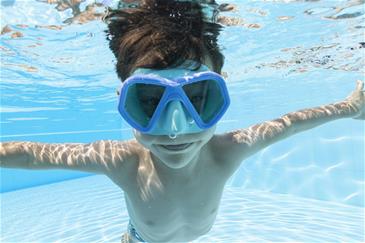 Dykkermaske til børn ''Dominator'' 3-6 år, Blå-3