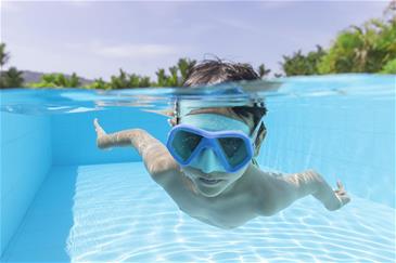 Dykkermaske til børn ''Dominator'' 3-6 år, Blå-5