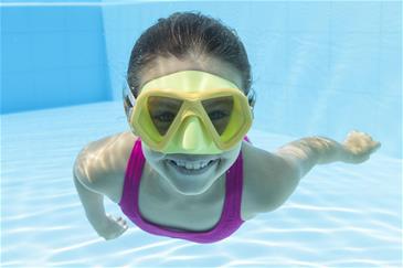 Dykkermaske til børn ''Dominator'' 3-6 år, Gul-5