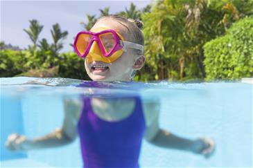 Dykkermaske til børn ''Dominator'' 3-6 år, Lilla-3