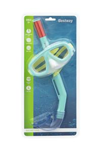 Dykkersæt ''Aqua Cham'' (Maske + Snorkel) 3-6 år, Turkis-2