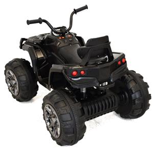 EL ATV Black til børn 12V med gummihjul-3