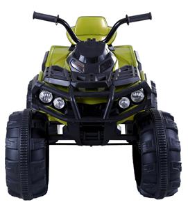 EL ATV Black til børn 12V med gummihjul. Grøn-5