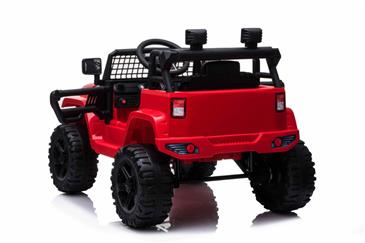 EL Børne Red SUV 12V m/2.4G + Gummihjul + Lædersæde-10