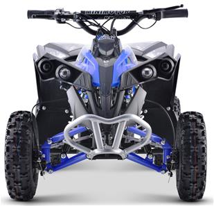 EL  Mini ATV Renegade 1000W m/fart begrænser+lys Blå-2